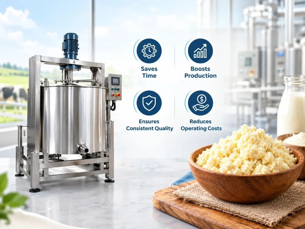 Automatic Khoya Making Machines in Dairy Businesses